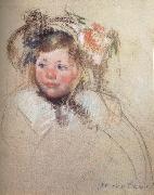 Mary Cassatt Sarah wearing the hat and seeing left Sweden oil painting artist